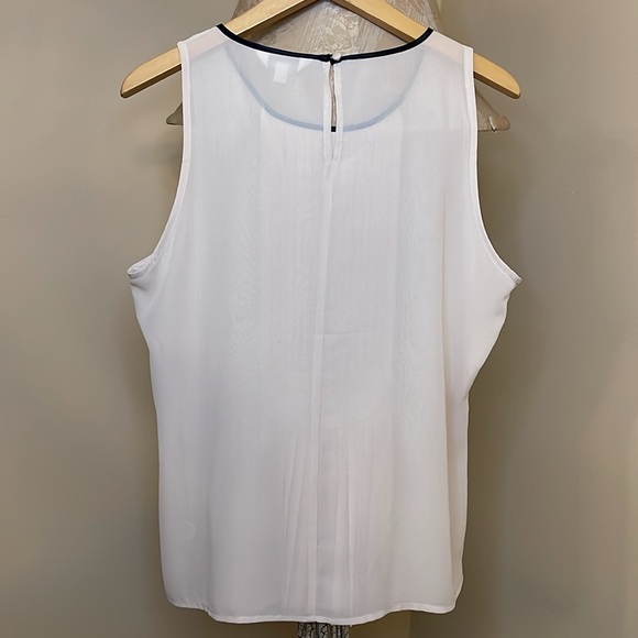 Charming Charlie Blush Pleated Sleeveless Blouse NWOT - Picture 6 of 11